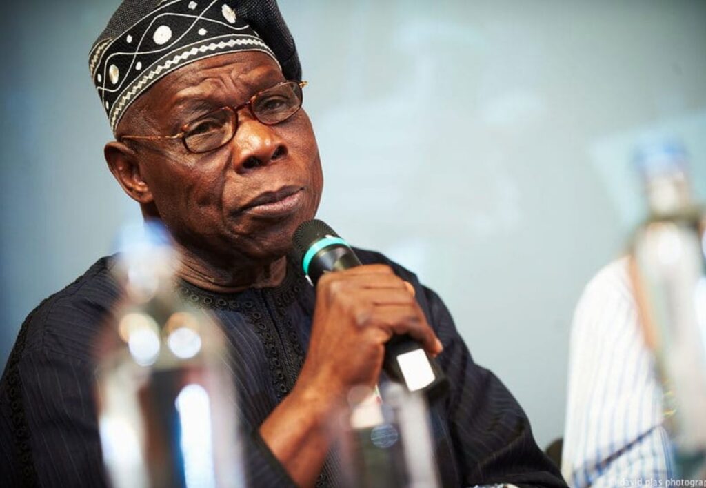 PDP Candidate Former President Olusegun Obasanjo 