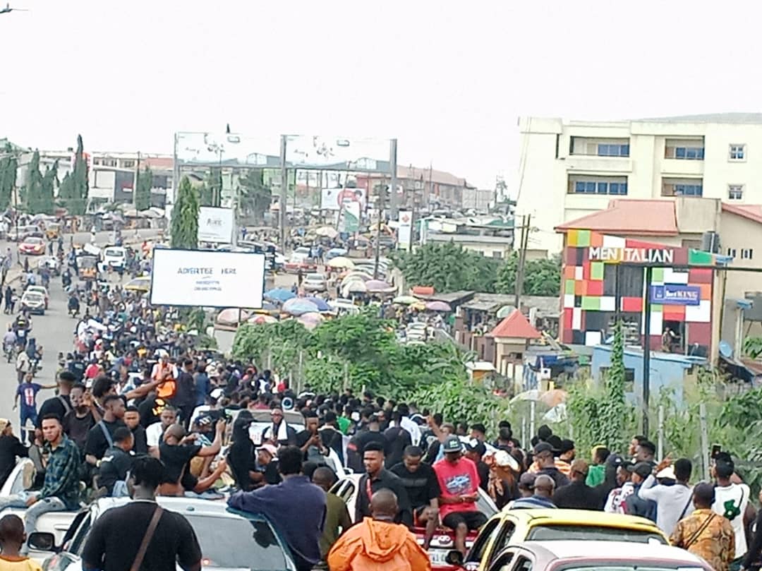 Youths protest Mohbad