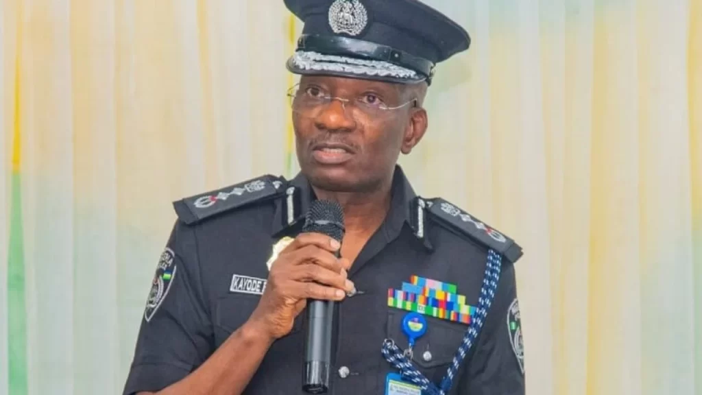 inspector general of police Kayode Egbetokun