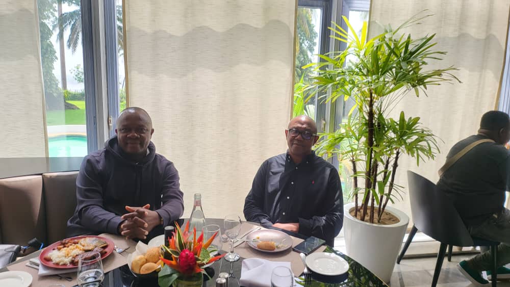 BREAKING: Peter Obi Arrives Cote D'Ivoire to Drum Support for Super Eagles Ahead of Angola Clash Today