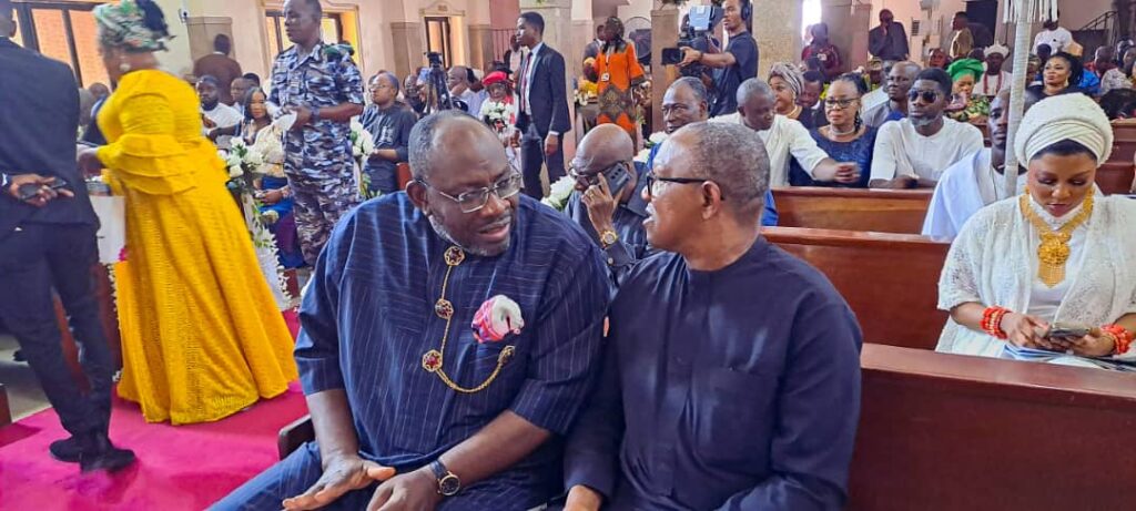 Peter Obi Pays Respects to Late Elder Sister of Goodluck Jonathan