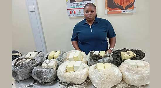 NDLEA Arrest Woman Over Attempt to Smuggle Cannabis Concealed in African Salad, Dried Veggies