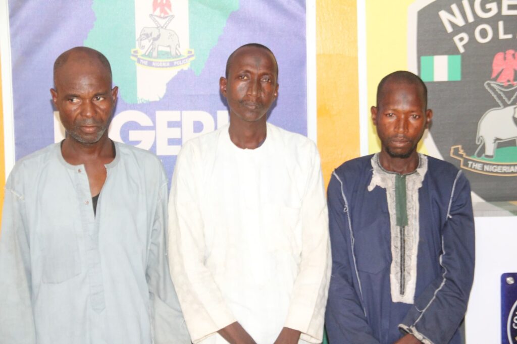 Police Arrest 3 Suspected Kidnappers in Bauchi Through Modern Technology