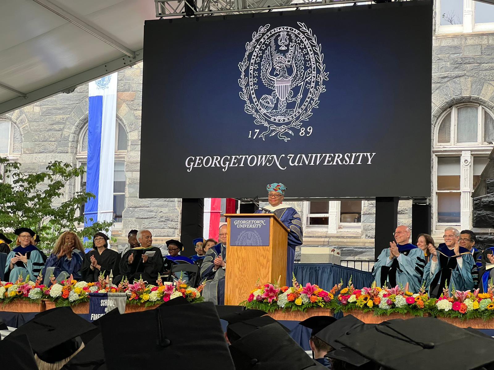 US Varsity Awards Okonjo-Iweala Honorary Doctorate Degree