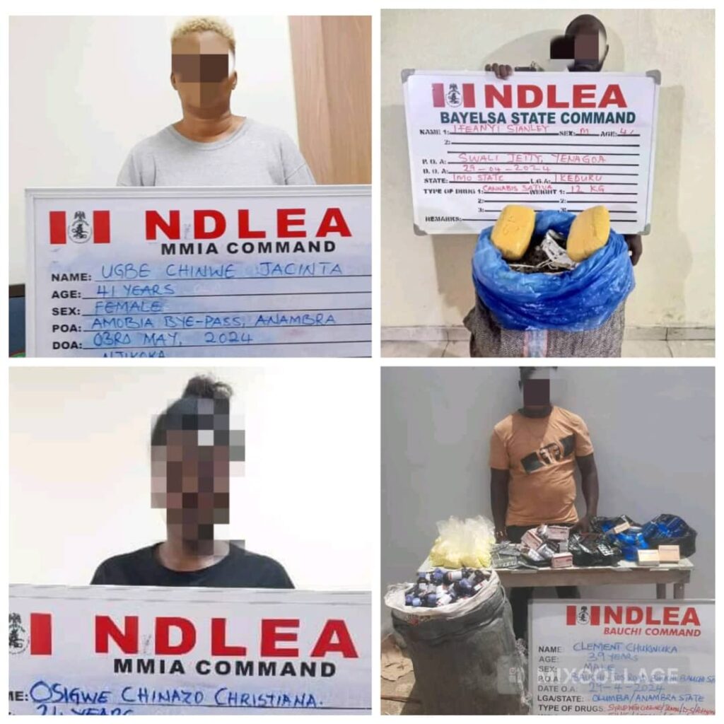 NDLEA Apprehends Five Members of International Drug Syndicate