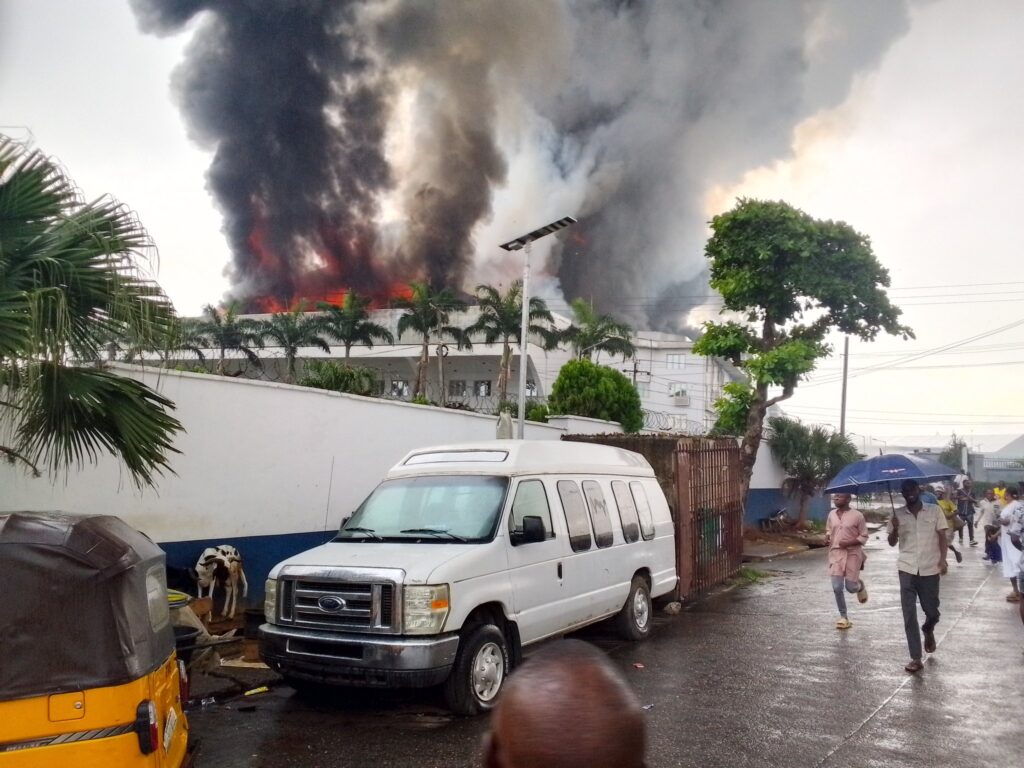 Fire Breaks Out at Christ Embassy Church Headquarters in Lagos 