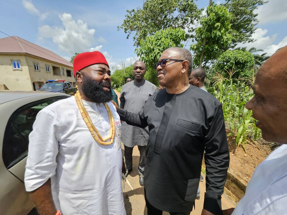 Peter Obi Pays Last Respect; Makes Tribute To Late Mr Ibu