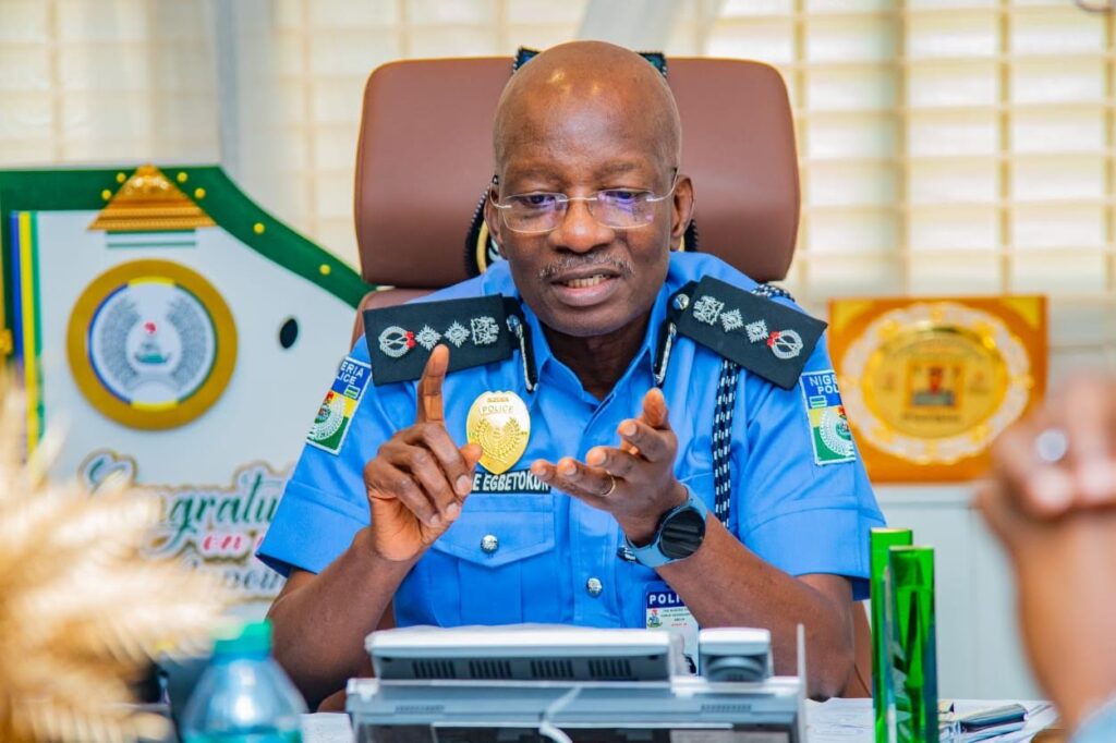 The Inspector-General of Police, Kayode Egbetokun