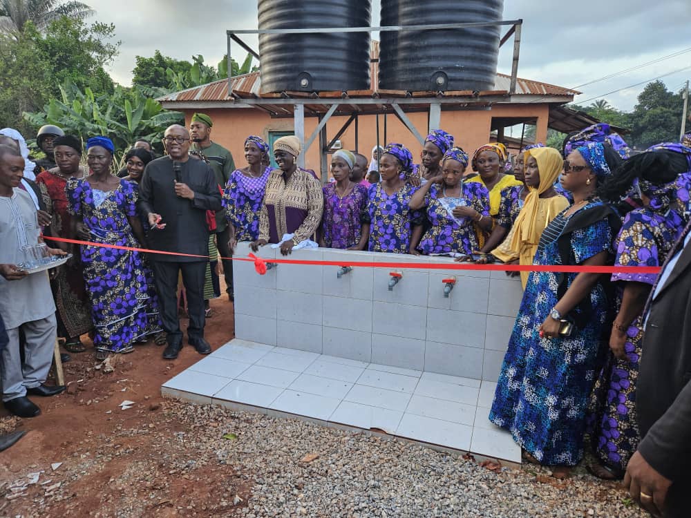 Peter Obi Commissions New Borehole in Kogi Community