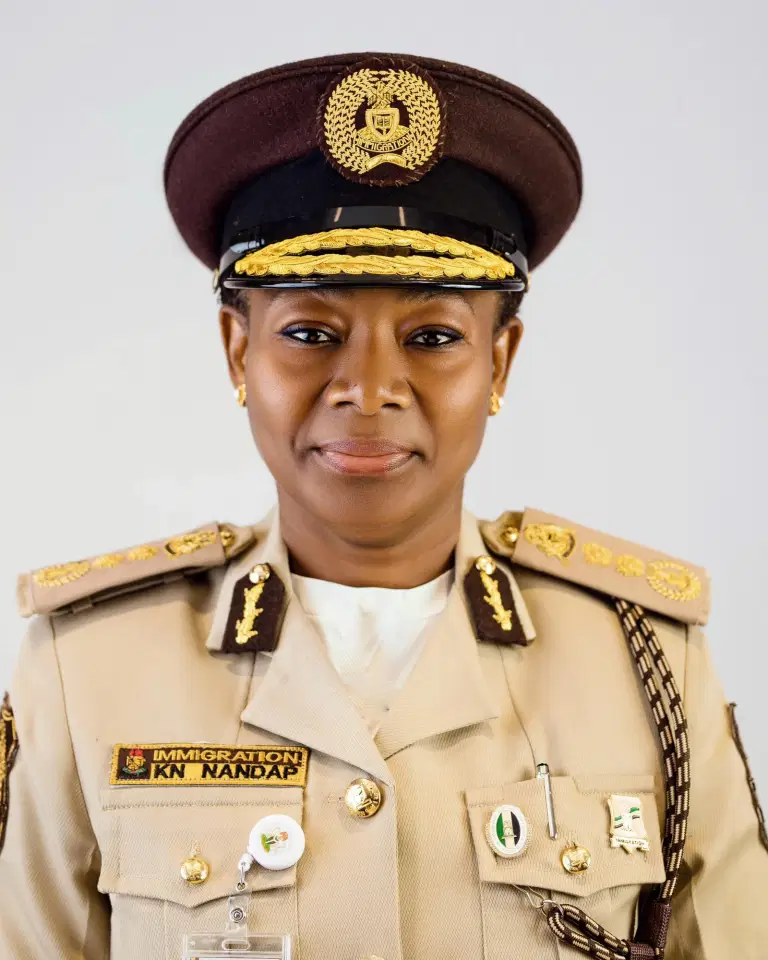 Comptroller General, Nigeria Immigration Service (NIS) Kemi Nandap