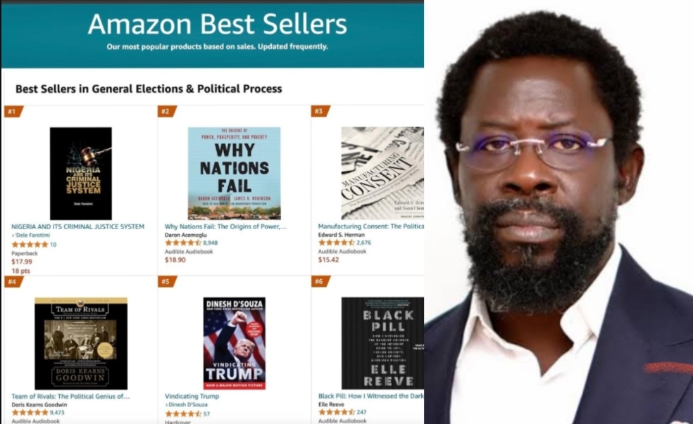 Dele Farotimi’s Book on Afe Babalola’s Corrupt Influence on Nigerian Judiciary as Number One Bestseller Worldwide