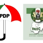 PDP and INEC logos. Credit: Daily Post