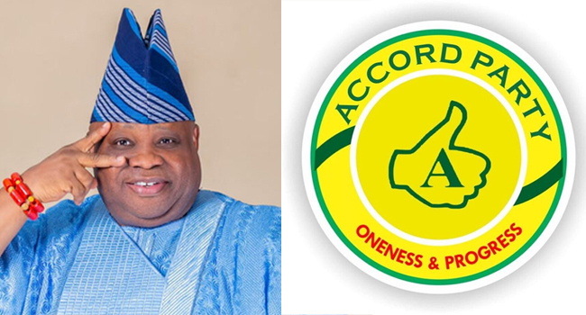 Ademola Adeleke defects to Accord Party