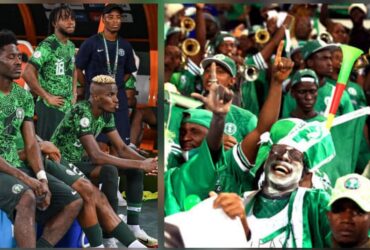 Super Eagles Only Team Without Official Fans at Tournament at Ongoing AFCON