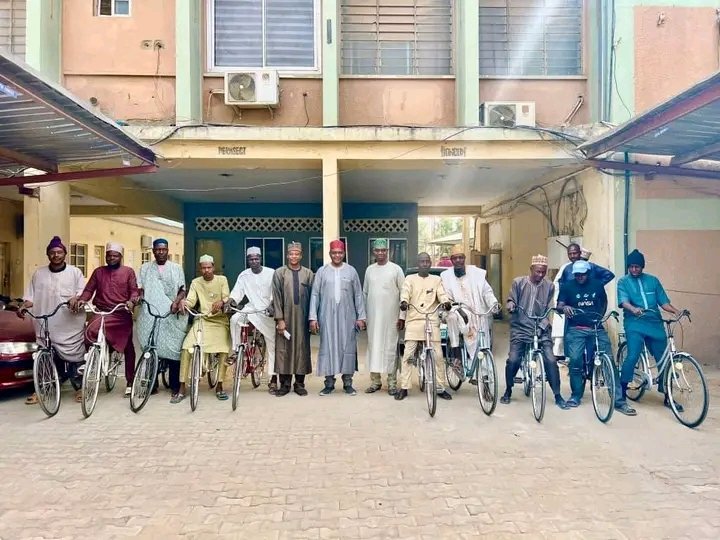 Kano Commissioner Distributes Bicycles to Junior Staff