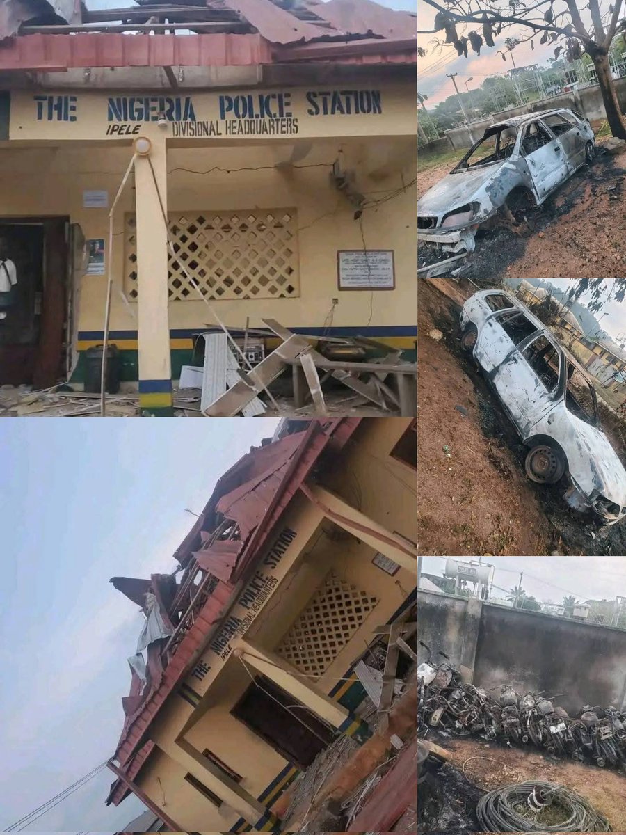 Terrorists Attack Ondo Police, Set Station Ablaze on New Year’s Eve