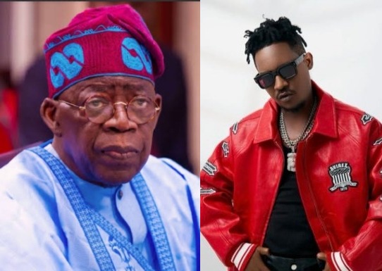 Bola Tinubu and Nigerian Rapper Jesse Jagz Abaga