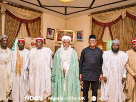 Peter Obi, Kwankwaso Visit Sultan of Sokoto